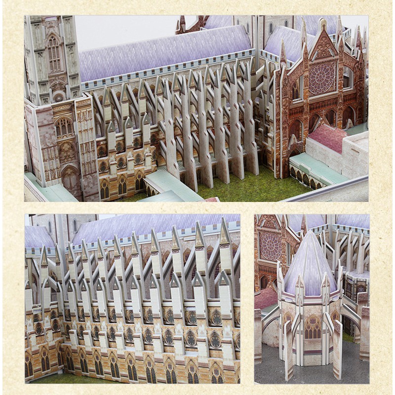 Mô hình giấy 3D CubicFun - Tu viện Westminster - Anh (MC121h)