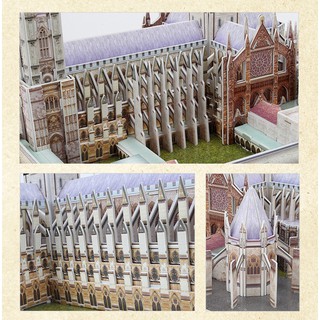 Bộ xếp hình 3D Tu viện Westminster Cubic Fun MC121H