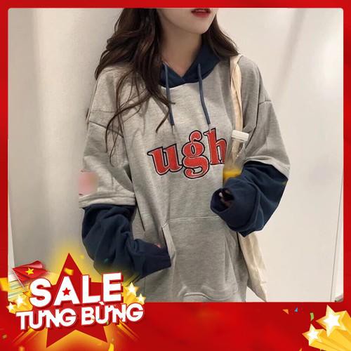 Áo Hoodie Nỉ Ngoại UGH 2 Màu ( kèm ảnh thật )