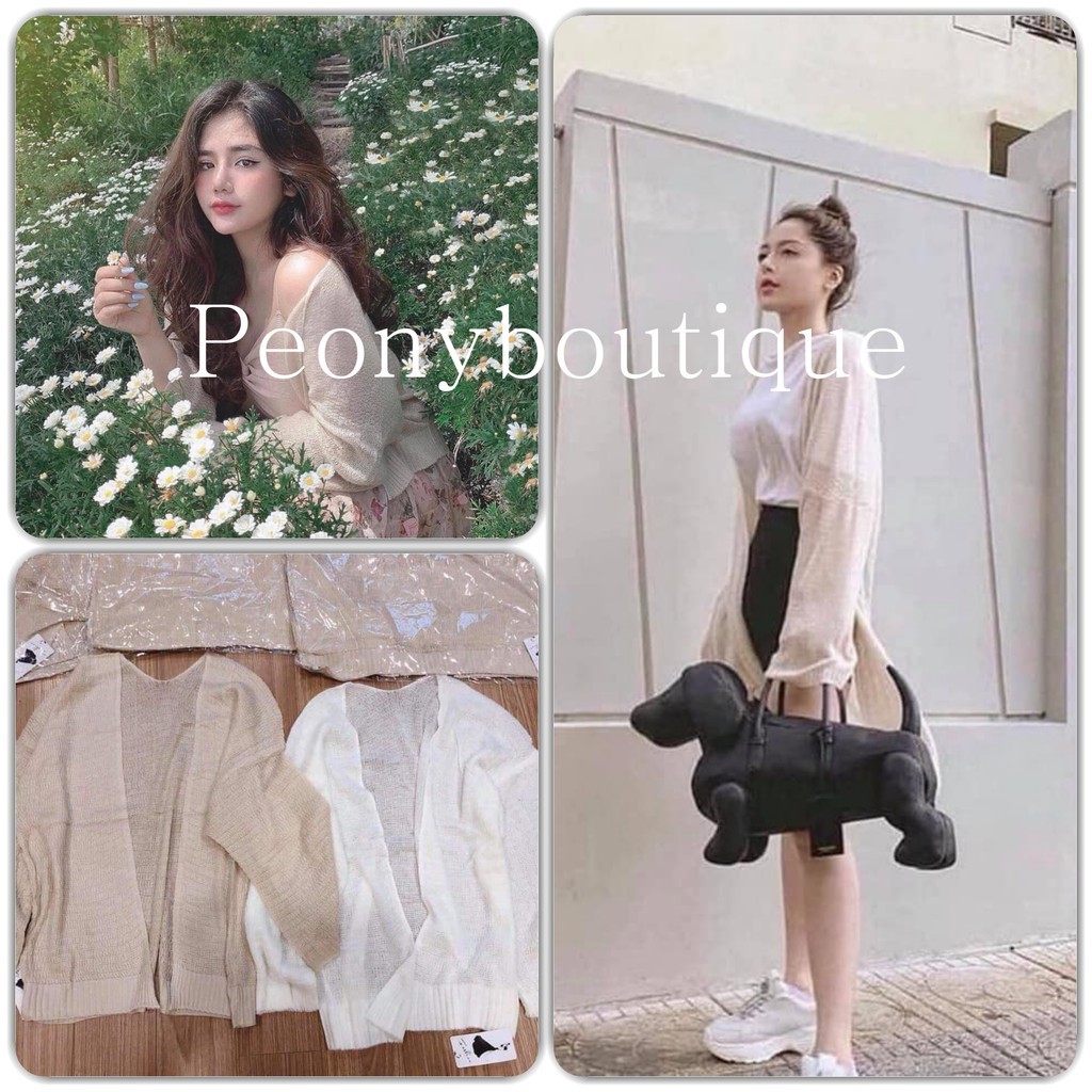  Áo khoác cardigan len mỏng nữ SIÊU HOT 