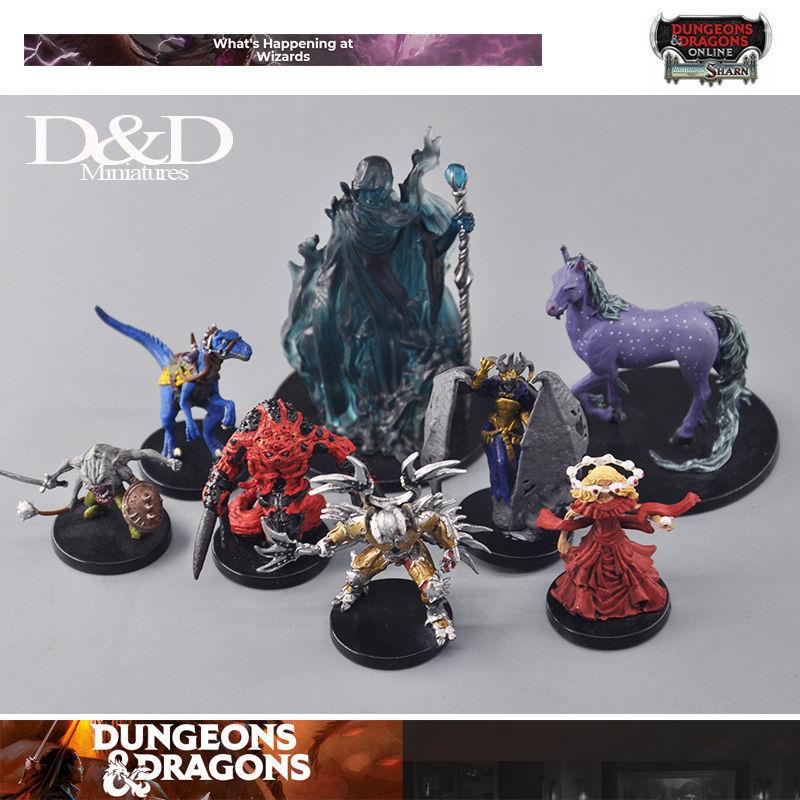 Mô Hình Đồ Chơi Nhân Vật game Chiến Tranh Giữa Các Vua Phù Thủy dungeons Và Rồng dnd