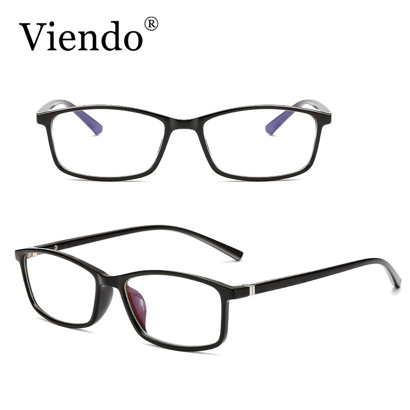 Gọng kính cận nam nữ VIENDO vuông thời trang có độ-1.0~-4.0