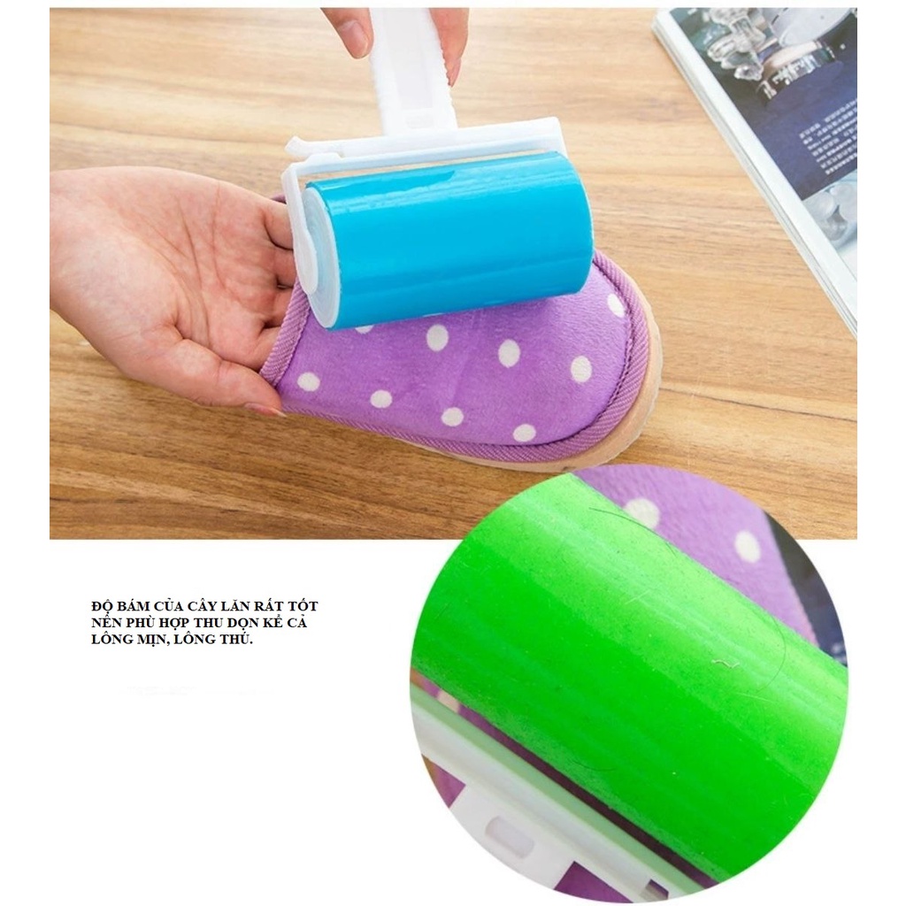Cây lăn bụi gel silicon tái sử dụng nhiều lần