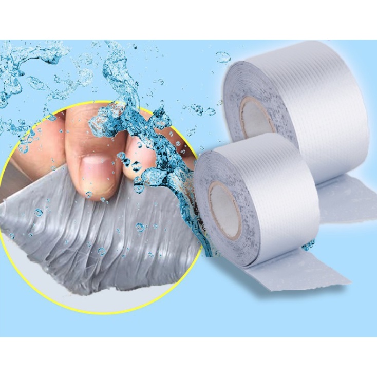 Băng keo cường lực loại siêu chống thấm keo dán chống thấm đa năng cho mái tôn trần nhà tường ống n