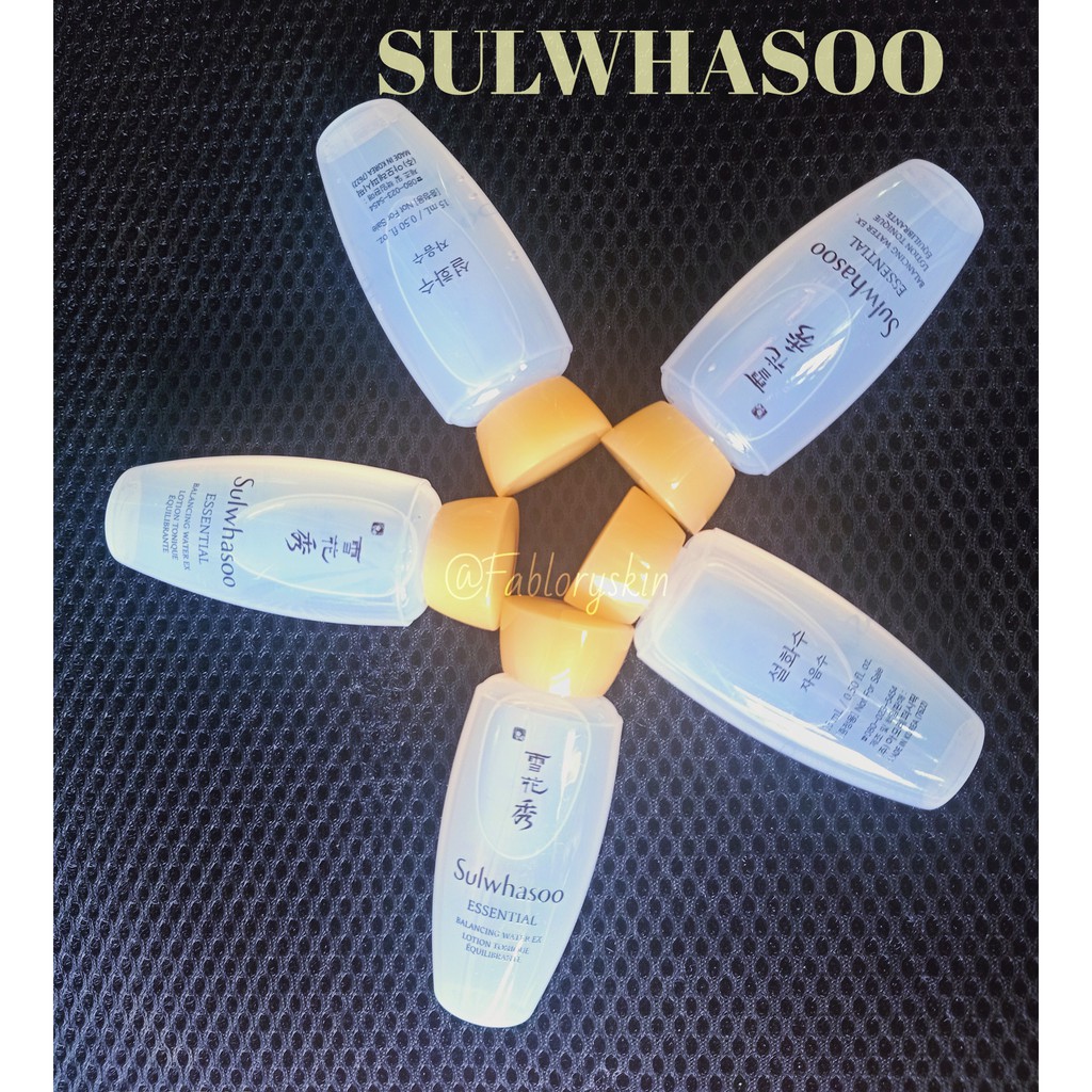 Toner, nước hoa hồng Sulwhasoo Essential Comfort Balancing Water dưỡng ẩm, làm dịu và ngăn ngừa khô da