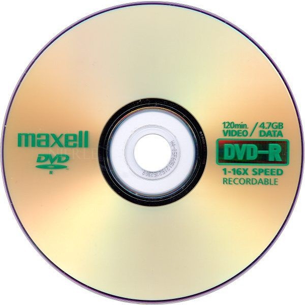 5 đĩa trắng DVD Maxell loại tốt độ bền cao tặng bọc đĩa