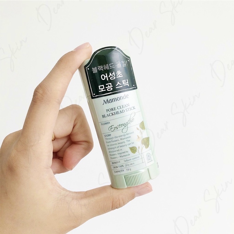 Thanh Lăn Mamonde Pore Clean Blackhead Stick Giảm Mụn Đầu Đen Thu Nhỏ Lỗ Chân Lông 18g