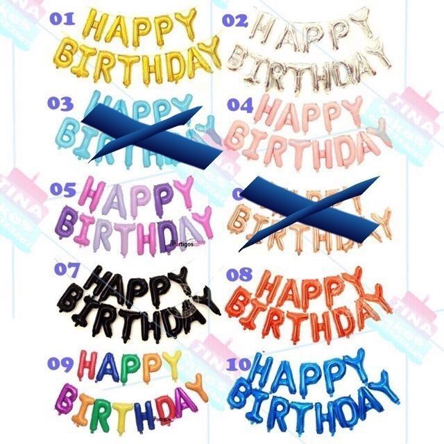 SET2 RÈM KIM TUYẾN 2M CHỮ HAPPYBIRTHDAY VÀ 50 BÓNG NHŨ BƠM KEO