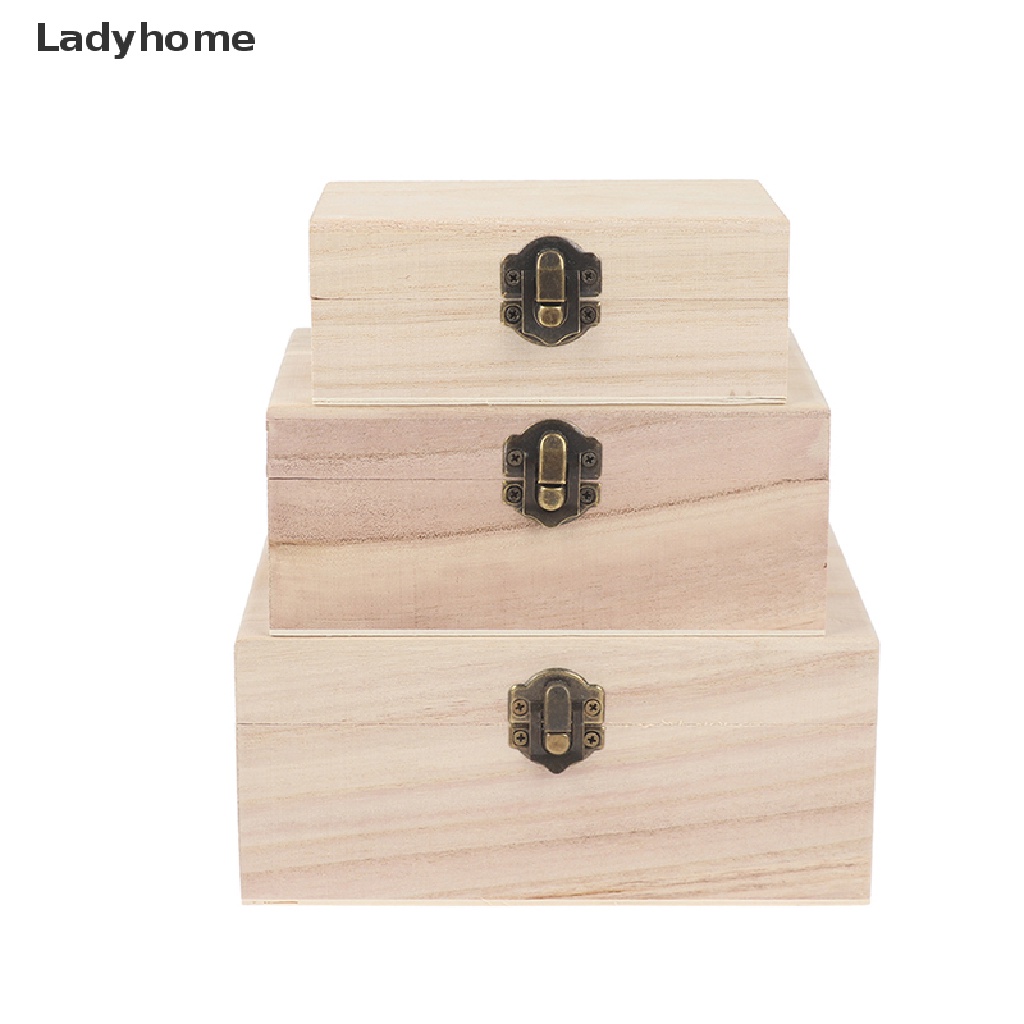Hộp Đựng Trang Sức Bằng Gỗ Có Nắp Đa Năng