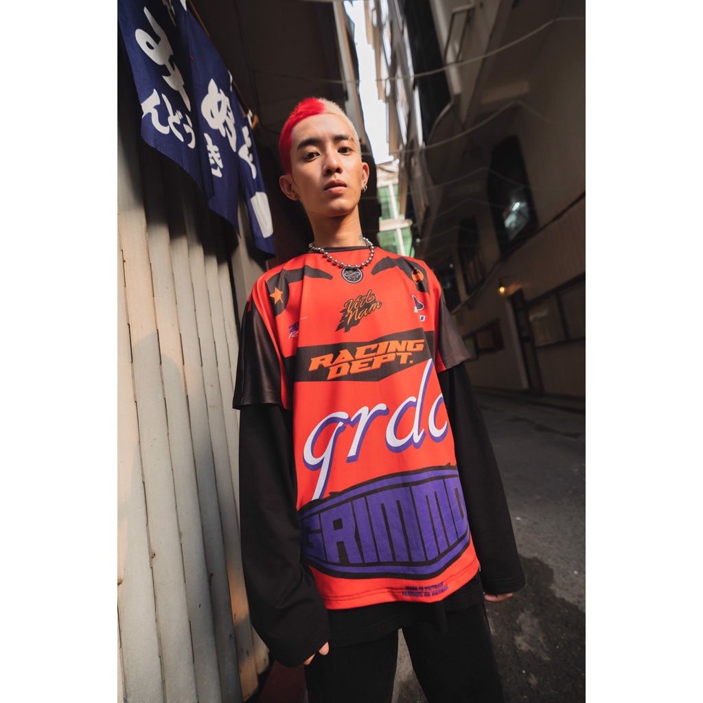 Grimm DC Áo Racing G team // Đỏ