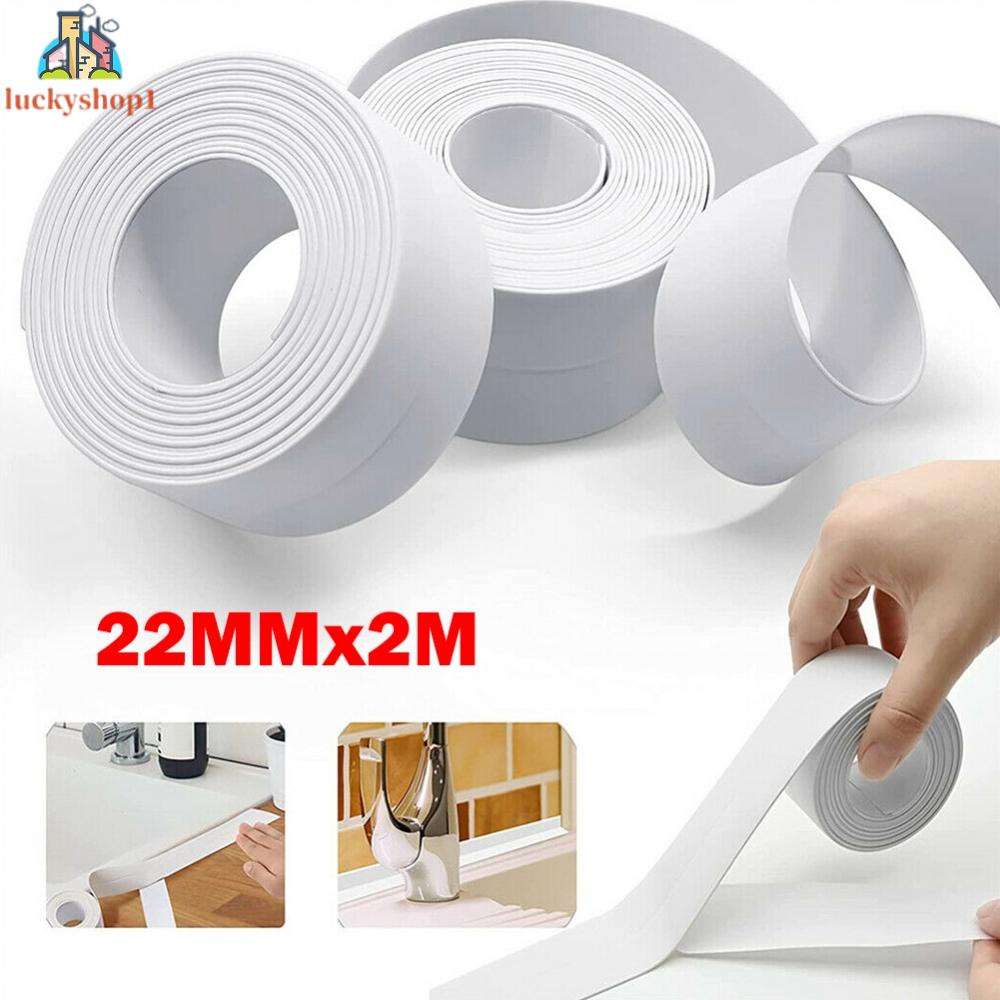 Dải Niêm Phong PVC Chống Thấm Nước Chống Nấm Mốc Kích Thước 2M * 22mm Dành Cho Nhà Tắm