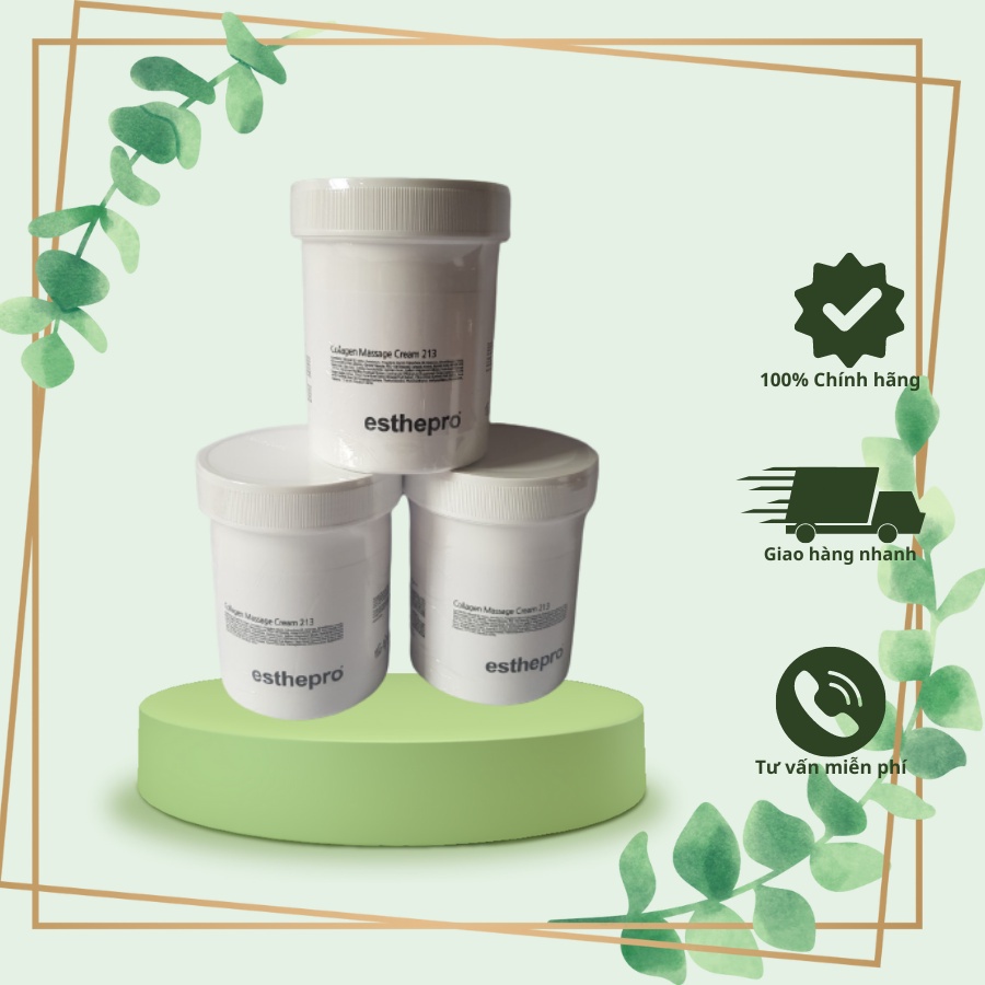 Kem Vitamin Massage Cream 212, 1kg Esthemax chính hãng, chống lão hóa, cho da trắng sáng, mịn màng, săn chắc cho Spa