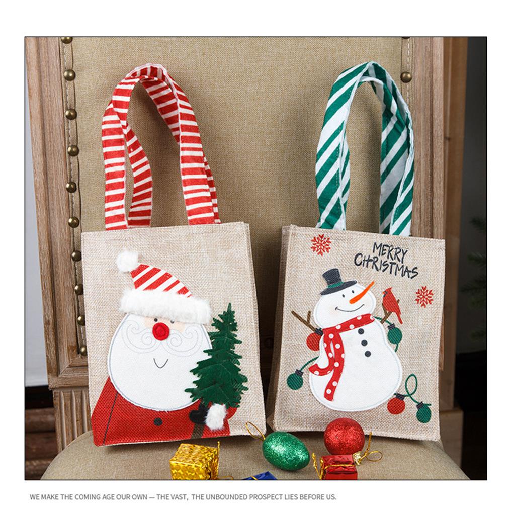 Túi Xách Đựng Quà Giáng Sinh / Nông Trại Trang Trí Nhỏ Gọn