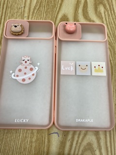 Ốp lưng điện thoại IPhone 7plus/8 Plus viền màu; có nút đậy camera