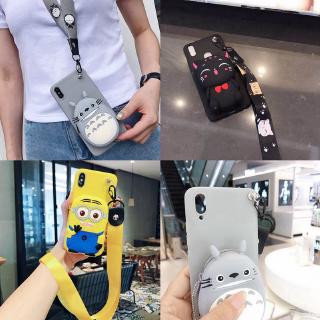 Ốp lưng kèm ví hoạt hình dành cho điện thoại OPPO F9 F9 Pro F7 F5 F5 Youth A1K A83 A71 F3 Plus F3 Lite