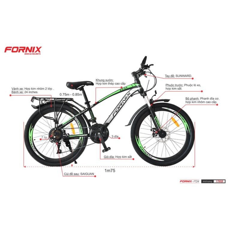 Xe đạp thể thao Fornix FT24