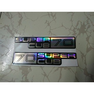Bộ tem dán Super Cub 70 hàng cao cấp