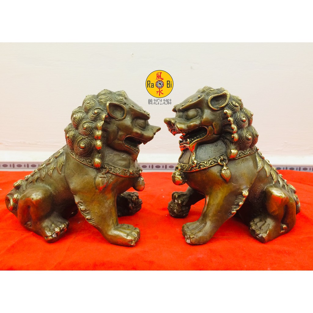 Sư Tử Bắc Kinh Trấn Gia Chiêu Tài - Tượng Đồng Phong Thủy