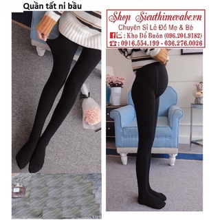 Quần tất nỉ bầu,Quần tất bầu dày vừa - Chun điều chỉnh bụng tiện lợi