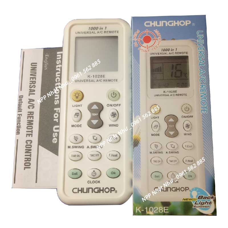 Remote máy lạnh Đa Năng_Tổng Hợp 6 Mẫu Remote Đa Năng Sử Dụng Cho Máy Lạnh 2021( Kèm Ảnh Thật)