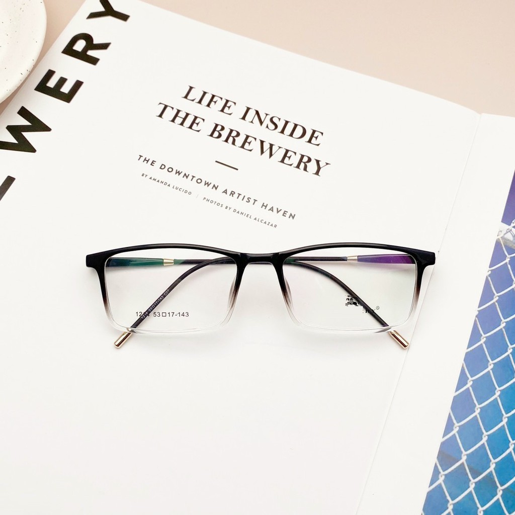 Gọng kính cận nam nữ vuông mảnh nhẹ BBR HOT HIT - Thời trang 2021 | BigBuy360 - bigbuy360.vn