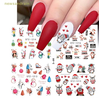 Nhãn Dán Trang Trí Móng Họa Tiết Giáng Sinh Độc Đáo