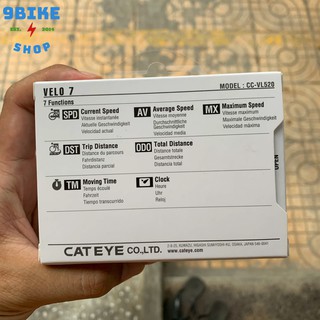 Đồng hồ xe đạp Cateye velvo 7