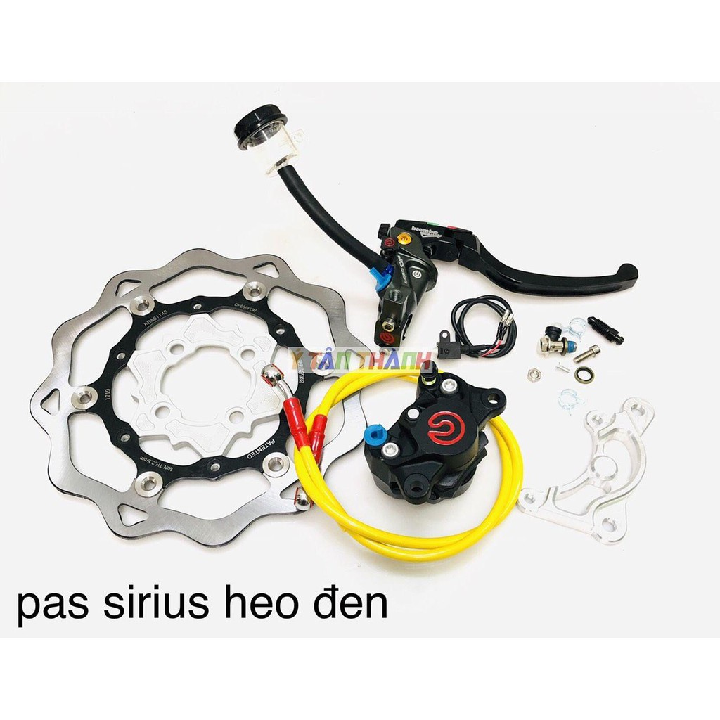 bộ đĩa KTM heo rembo đen tay RCS pas sirius