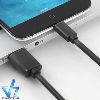 Cáp sạc MicroUSB Ugreen 1m US125 10836 (Đen)