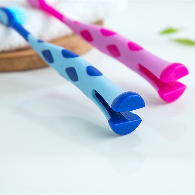 Bàn Chải Đánh Răng Hình Hươu Cao Cổ Hoạt Hình Đáng Yêu Cho Bé 2-5 Tuổi