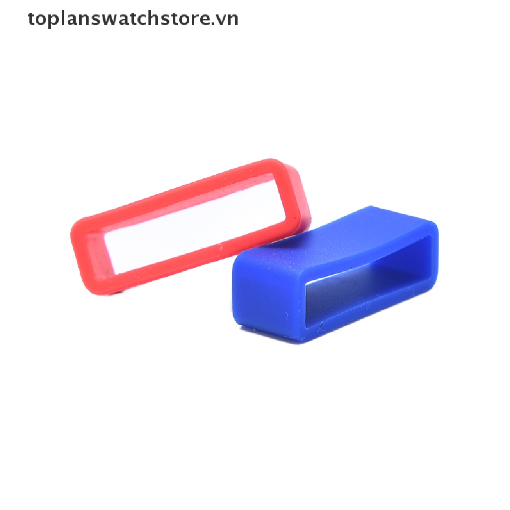 Set 2 Dây Đeo Đồng Hồ Bằng Silicon Nhiều Màu