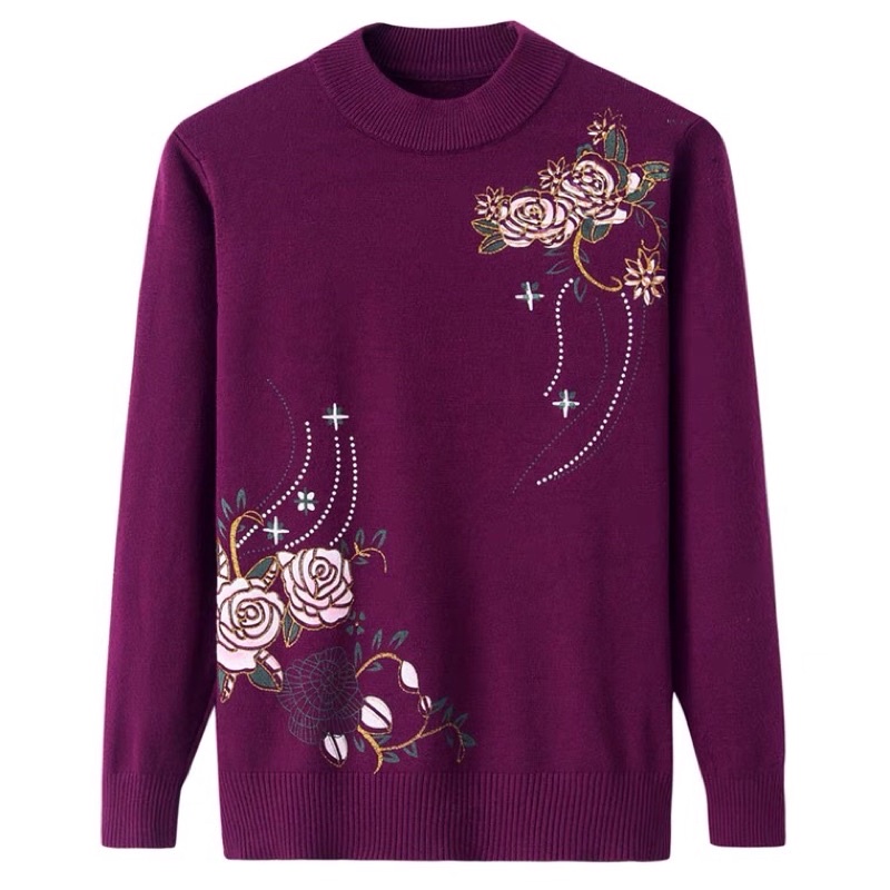 Áo len thanh lịch cho mẹ trung niên và cao tuổi | BigBuy360 - bigbuy360.vn