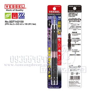 BỘ 2 MŨI BẮT VÍT VESSEL SDT142150