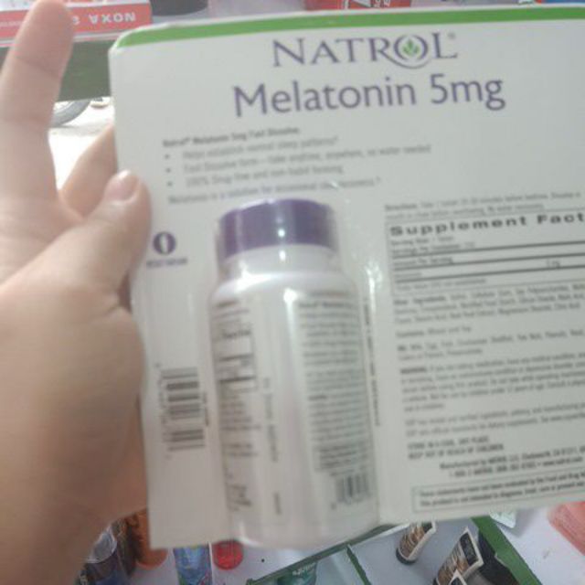 Viên ngậm Natrol Melatonin Sleep 5mg 250 viên | Thế Giới Skin Care