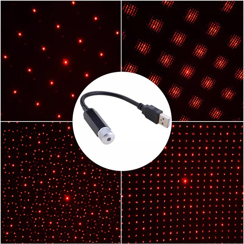 Đèn LED USB Mini Tạo Hiệu Ứng Bầu Trời Đầy Sao Độc Đáo Trang Trí Nội Thất Xe Hơi