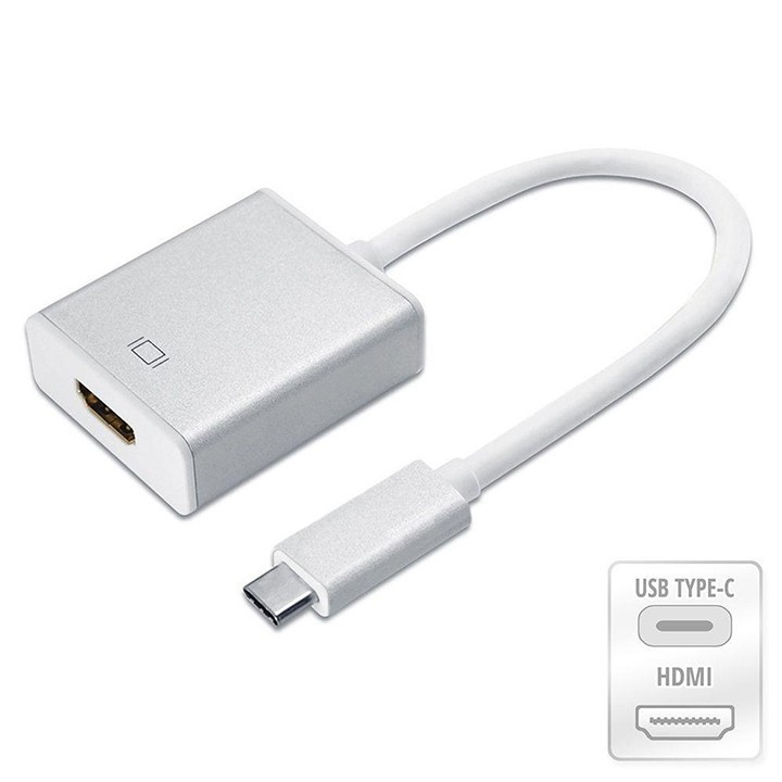 Cáp chuyển tín hiệu type-c ra hdmi, type-c to hdmi, type-c sang hdmi vỏ nhôm chất lượng