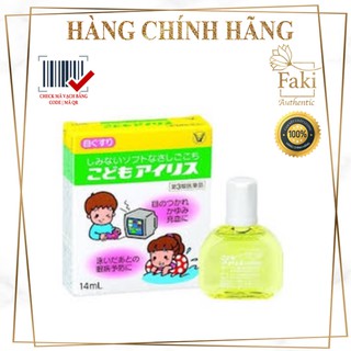 [ Bill Nhật, Check Code] Nước Nhỏ Mắt cho Trẻ Em xem nhiều Ipad, Tivi Taisho Iris Nội Địa Nhật 14ml