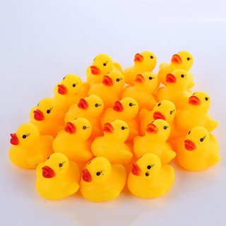 Set 10 đồ chơi thả bồn tắm hình chú vịt dễ thương cho bé