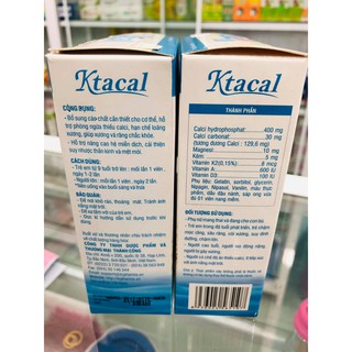 Viên uống Calci Ktacal
