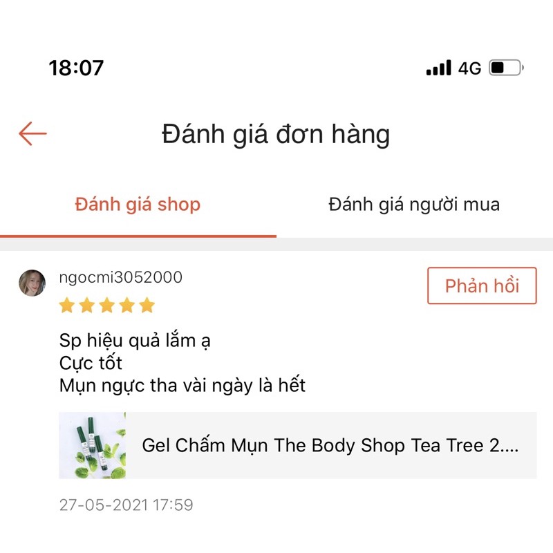 Gel Chấm Mụn The Body Shop Tea Tree 2.5ml chính hãng Anh | BigBuy360 - bigbuy360.vn