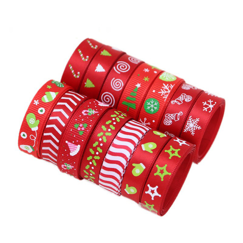 Hộp Quà Kích Thước 3/8&quot;(10mm) Với Dây Ruy Băng Dùng Trang Trí Giáng Sinh, Năm Mới