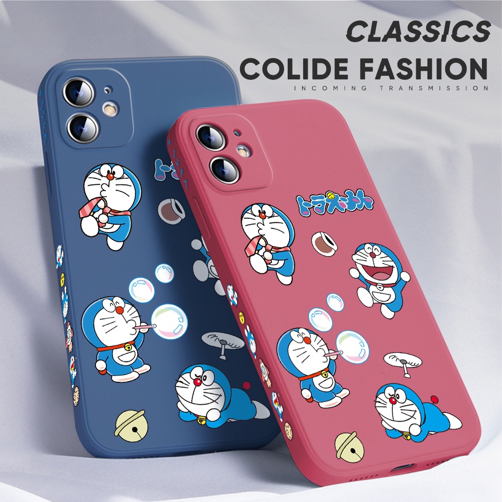Ốp Điện Thoại Silicon Họa Tiết Doraemon Hoạt Hình Bảo Vệ Camera Cho Xiaomi Redmi Note 11/Note 11S
