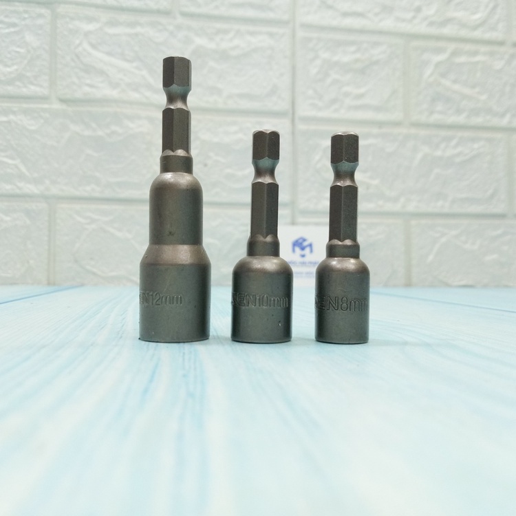 Bộ 3 vít bắn tôn bắt ốc có từ Tolsen kích thước 8mm, 10mm, 12mm