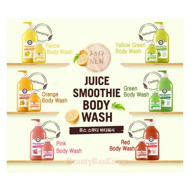 Sữa tắm trái cây Happy Bath Juice Smoothie Body Wash 100g