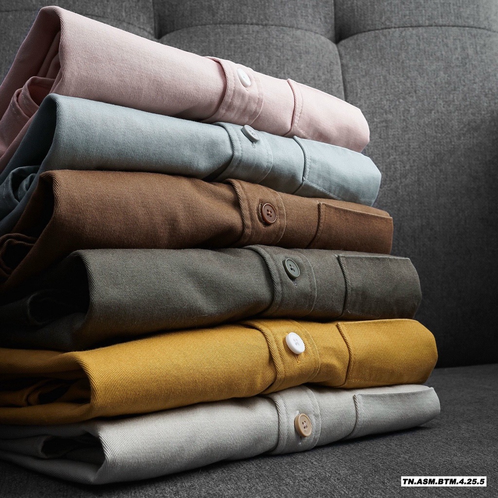 Aó sơ mi nam kaki BTN chính hãng (Chất vải kaki co dãn,form đứng,Hàng Vnxk) | BigBuy360 - bigbuy360.vn