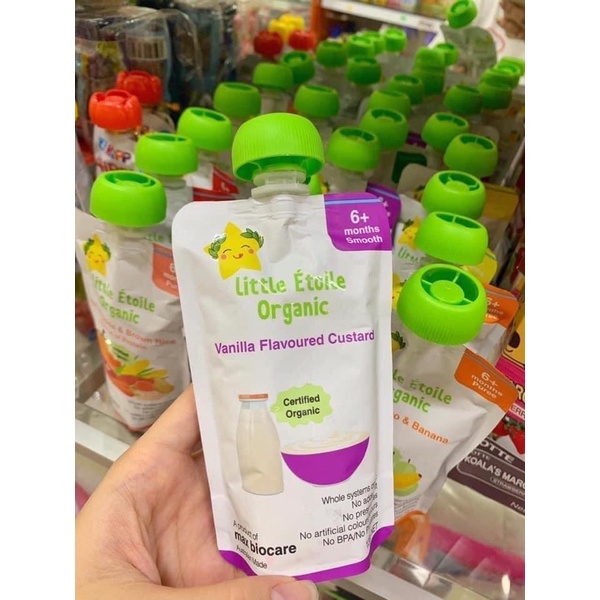 Hoa quả nghiền/Váng Little Etoile Organic Úc