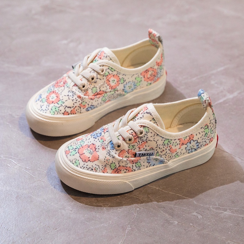 Autumn and winter fashion canvas sneakers for babies 2021
