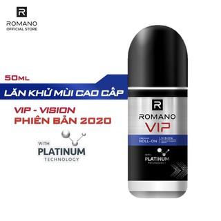 Lăn khử mùi Romano Vip Platinum 50ml