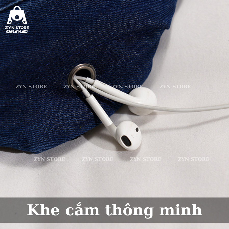 Túi Đeo Chéo Vải Denim Thời Trang Nhật Bản Hình Gấu Đáng Yêu 2022