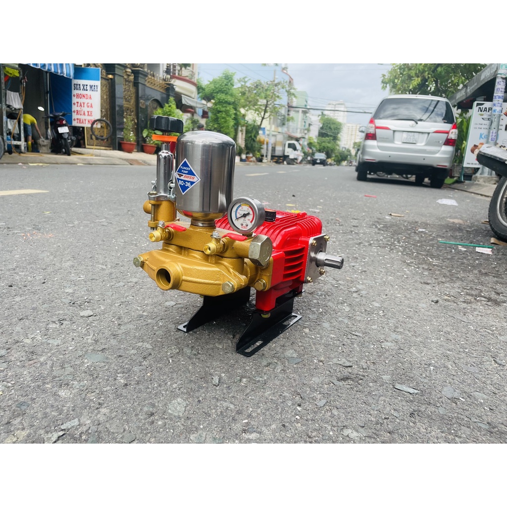 Đầu phun xịt thuốc áp lực BOSS 2 HP dùng cho phun thuốc trừ sâu và tưới tiêu nông nghiệp | Model BO-36| Đầu rửa xe